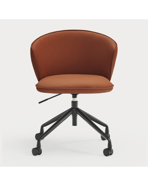 Chaise à roulettes Add 107-0035 terracotta - 56x58x48/81cm