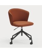 Chaise à roulettes Add 107-0035 terracotta - 56x58x48/81cm
