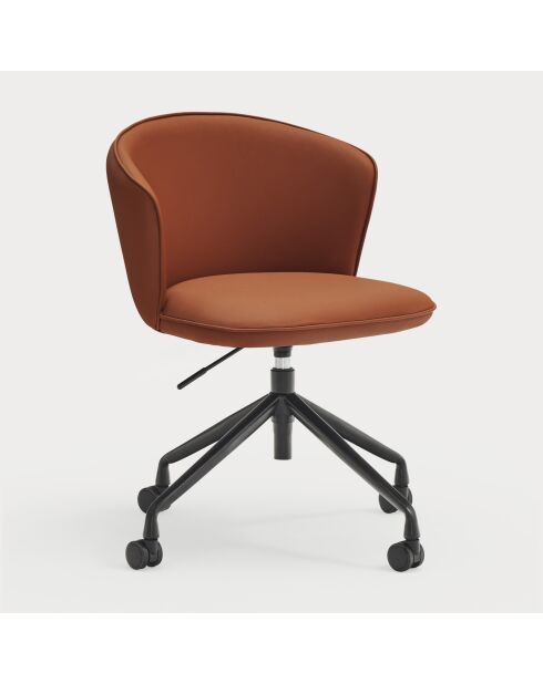 Chaise à roulettes Add 107-0035 terracotta - 56x58x48/81cm
