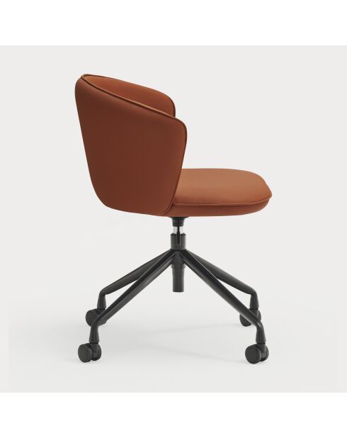 Chaise à roulettes Add 107-0035 terracotta - 56x58x48/81cm