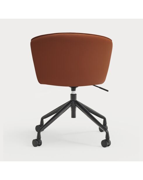 Chaise à roulettes Add 107-0035 terracotta - 56x58x48/81cm