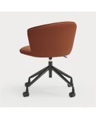 Chaise à roulettes Add 107-0035 terracotta - 56x58x48/81cm