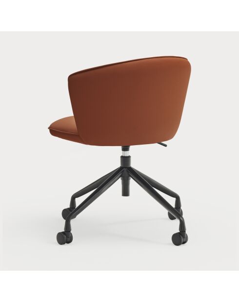 Chaise à roulettes Add 107-0035 terracotta - 56x58x48/81cm