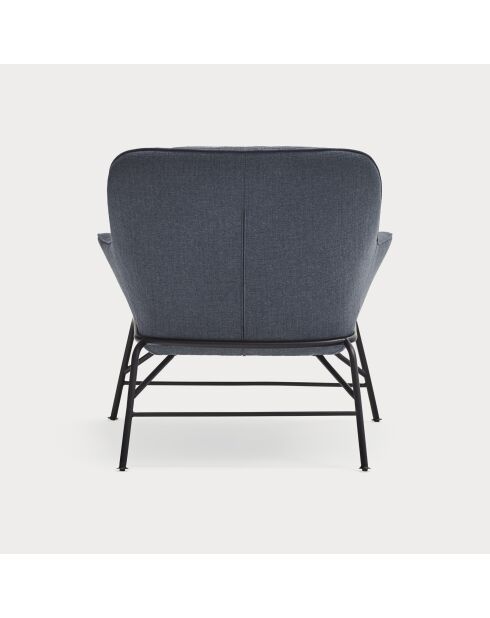 Fauteuil Sadira bleu pétrole - 88x84x87cm