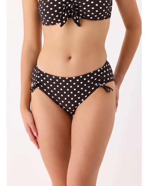 Bas de maillot reglable Monica marron