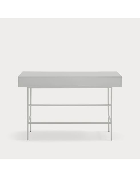 Sierra Schreibtisch 2 Schubladen hellgrau - 120x60x76cm