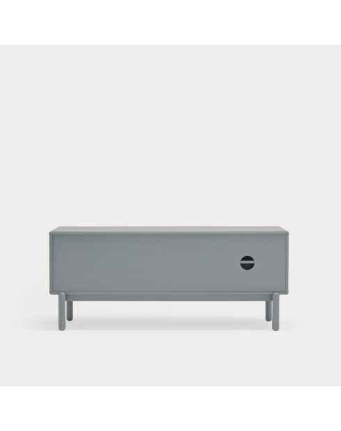 Corvo tv-meubel 1 deur, 2 laden en 1 parelgrijze nis - 140x40x56cm