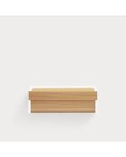 Table de chevet Arista 1 tiroir blanche - 50x35x16cm