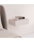 Table de chevet Arista 1 tiroir blanche - 50x35x16cm