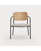 Fauteuil Eclipse chêne - 61x53x36/69cm