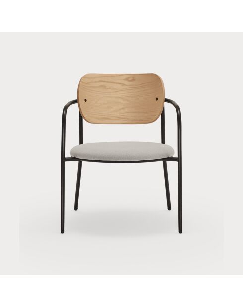 Fauteuil Eclipse chêne - 61x53x36/69cm
