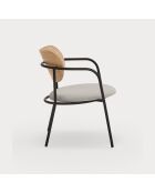 Fauteuil Eclipse chêne - 61x53x36/69cm