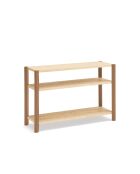 Libreria a 3 ripiani in argilla - 125,5x42,5x84cm