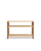 Libreria a 3 ripiani in argilla - 125,5x42,5x84cm