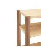 Libreria a 3 ripiani in argilla - 125,5x42,5x84cm