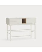 Consolle Corvo 1 anta e 2 cassetti crema - 120x35x90cm