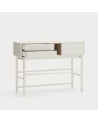 Consolle Corvo 1 anta e 2 cassetti crema - 120x35x90cm