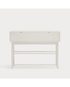 Consolle Corvo 1 anta e 2 cassetti crema - 120x35x90cm