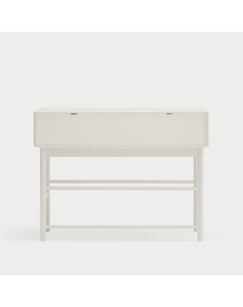 Consolle Corvo 1 anta e 2 cassetti crema - 120x35x90cm