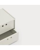 Table de chevet Wally crème - 40x40x42cm