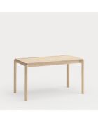 Schreibtisch Atlas klar Natur - 136x68x75cm