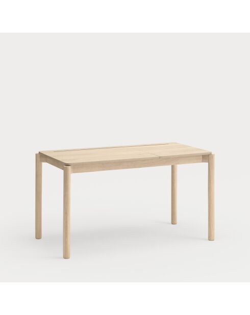Schreibtisch Atlas klar Natur - 136x68x75cm