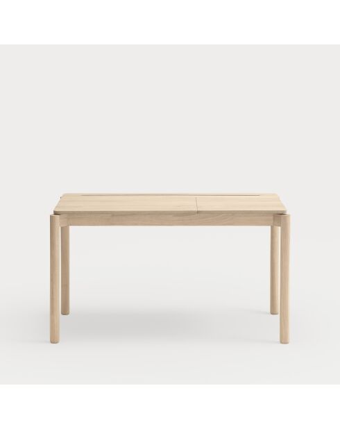 Schreibtisch Atlas klar Natur - 136x68x75cm