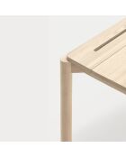 Schreibtisch Atlas klar Natur - 136x68x75cm