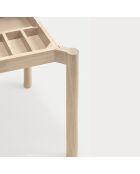 Schreibtisch Atlas klar Natur - 136x68x75cm