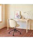 Schreibtisch Atlas klar Natur - 136x68x75cm