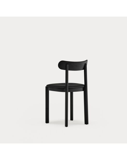 2 chaises Nara noires - 46x45.7x78cm