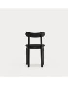 2 chaises Nara noires - 46x45.7x78cm
