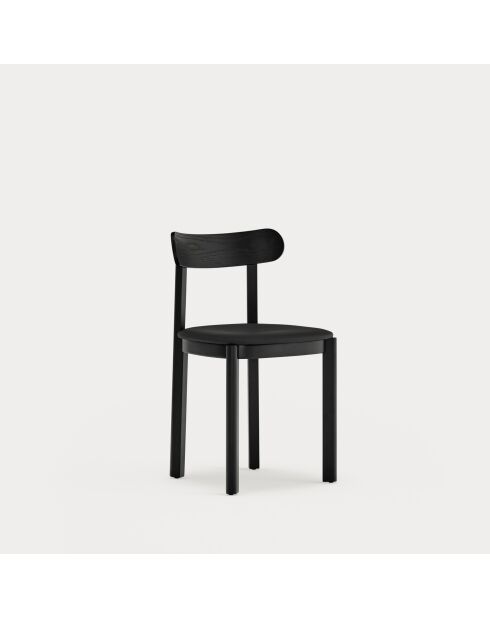 2 chaises Nara noires - 46x45.7x78cm