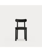 2 chaises Nara noires - 46x45.7x78cm