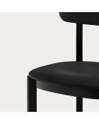 2 chaises Nara noires - 46x45.7x78cm