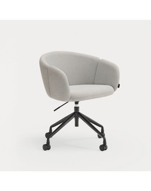 Chaise avec accoudoirs Add gris clair - 56x58x52/81cm