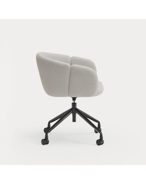Chaise avec accoudoirs Add gris clair - 56x58x52/81cm