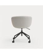 Chaise avec accoudoirs Add gris clair - 56x58x52/81cm