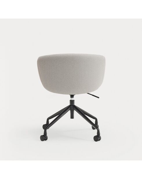 Chaise avec accoudoirs Add gris clair - 56x58x52/81cm