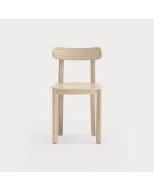2 chaises Nara naturel clair - 44x45.5x76cm