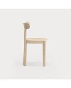 2 chaises Nara naturel clair - 44x45.5x76cm