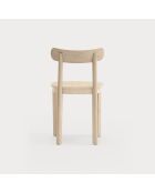 2 chaises Nara naturel clair - 44x45.5x76cm