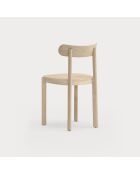 2 chaises Nara naturel clair - 44x45.5x76cm