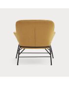 Fauteuil Sadira moutarde - 88x84x87cm