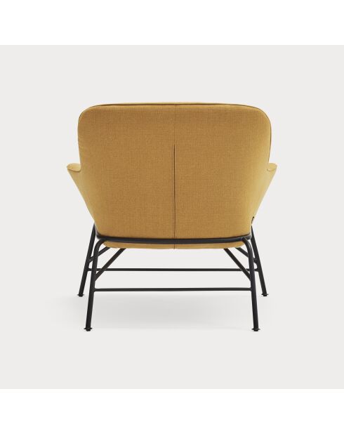 Fauteuil Sadira moutarde - 88x84x87cm