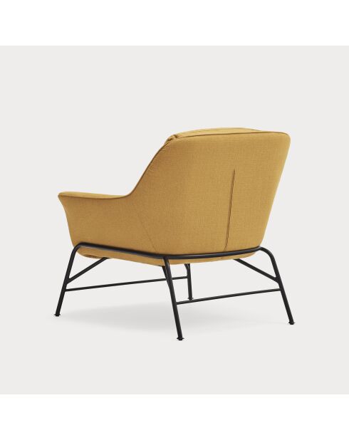 Fauteuil Sadira moutarde - 88x84x87cm