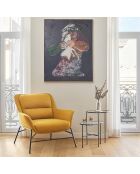 Fauteuil Sadira moutarde - 88x84x87cm