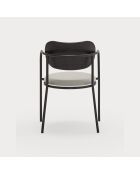 2 chaises Eclipse noires - 53x52x46/78cm