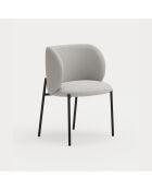 2 sedie Mogi 60105 grigio chiaro - 59x56x49/81cm