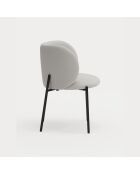 2 sedie Mogi 60105 grigio chiaro - 59x56x49/81cm